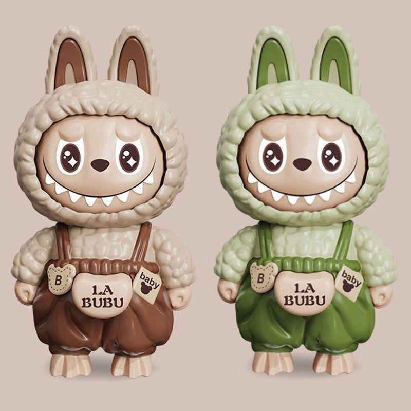 Labubu Cartoon Keychain Pendant Cute Doll Pendant Toy Decoration Car Key Accessories Gifts