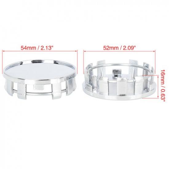 Universal  54mm 9 Lugs Car Wheel Center Hub Caps Cover Protector Pack of 4