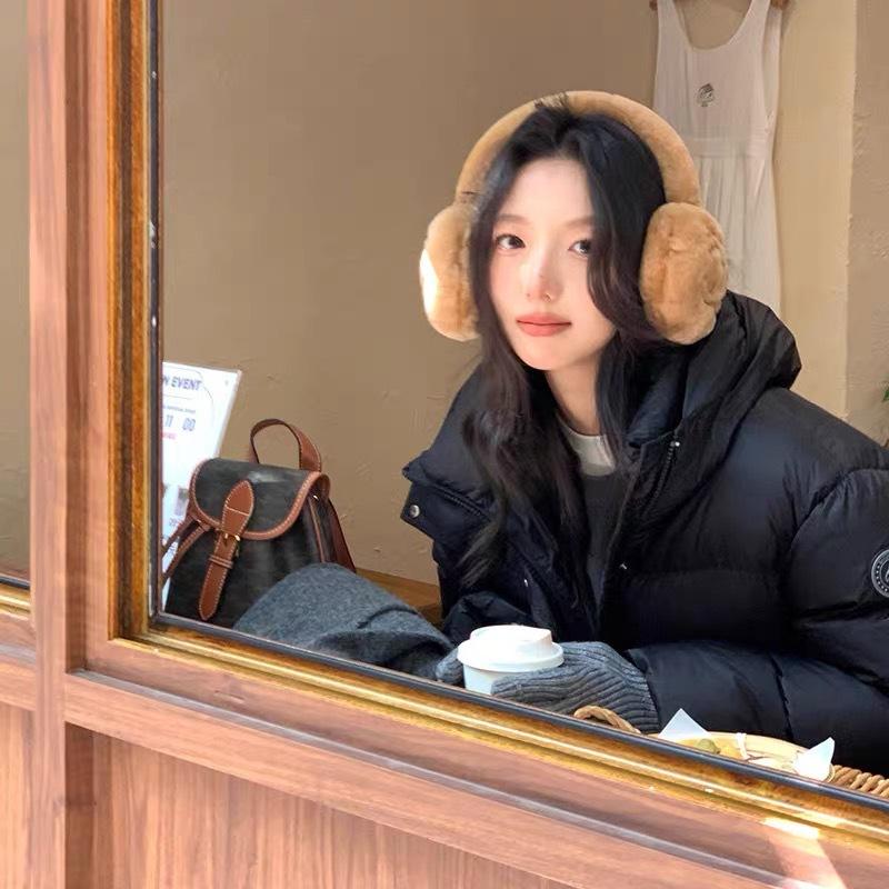 Cotton Clothes Women's Winter New Small Loose and Versatile Thickened Warm Hooded Jacket