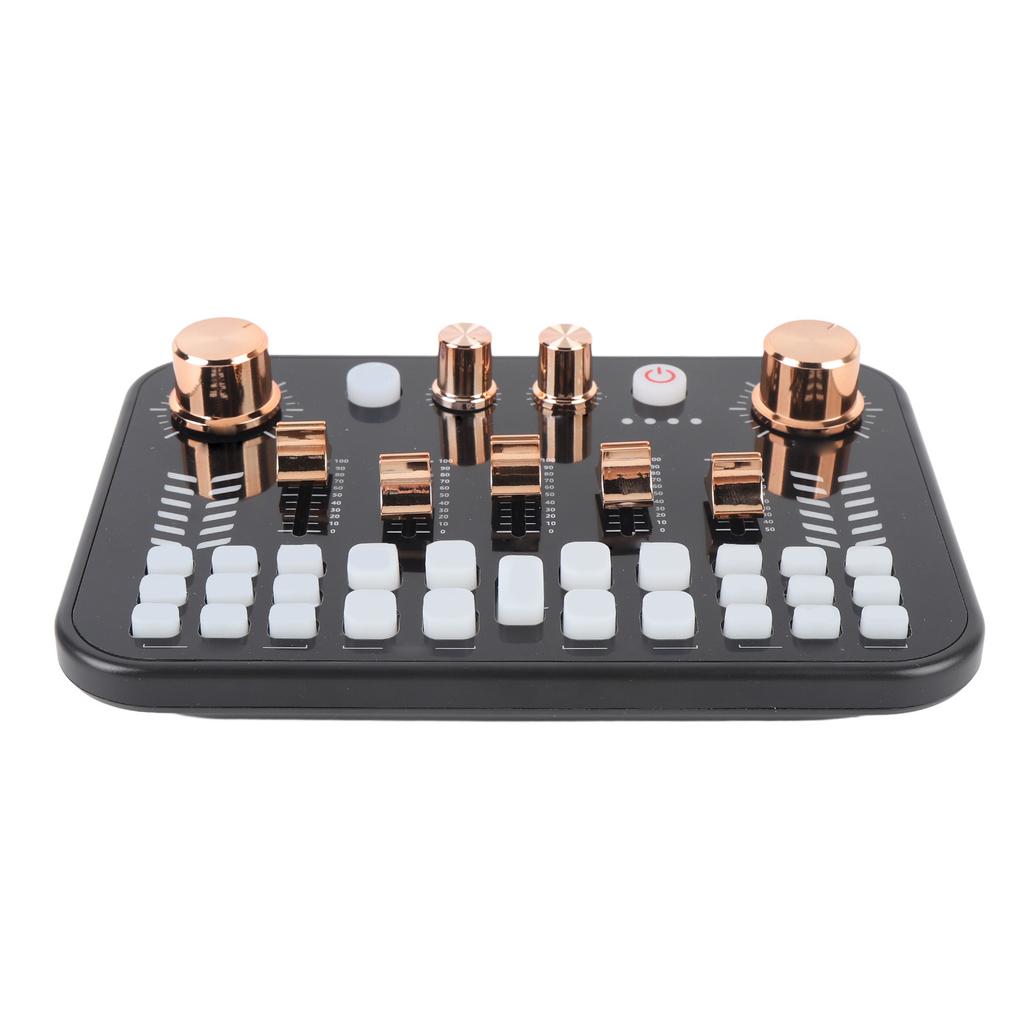 Podcast Soundboard Ausrüstungs-Bundle Multifunktionale Live-Streaming-Soundkarte mit Bluetooth-Sprache