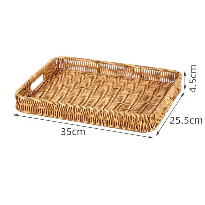 Jingbaodi Imitation Rattan Square Commercial Storage Basket