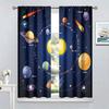 Solar System Window Curtains Kids Outer Space Treatments Bedroom Universe Planets Galaxy Astronomy Drapes Curtain For Made Of Polyester