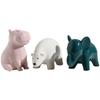 Nordic Creative Ceramic Animal Desktop Ornament Sitting Room  Decor Hallway Decoration Wedding Gift Birthday Present Home Decor