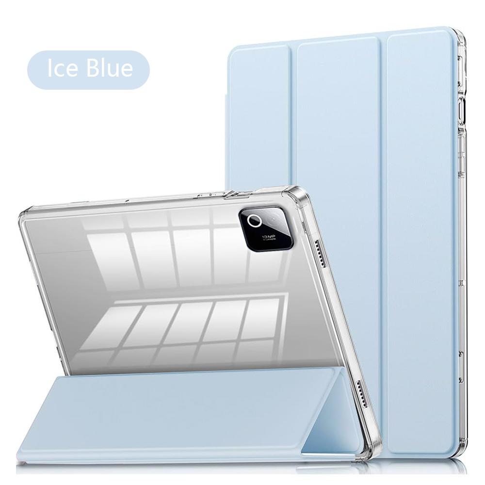 Unisex Auto Sleep/Wake Clear Crystal Tablet Case for Xiaomi Pad 7/7 Pro/8/8 Pro 11.2 Inch Transparent Back with Pen Slot Cover
