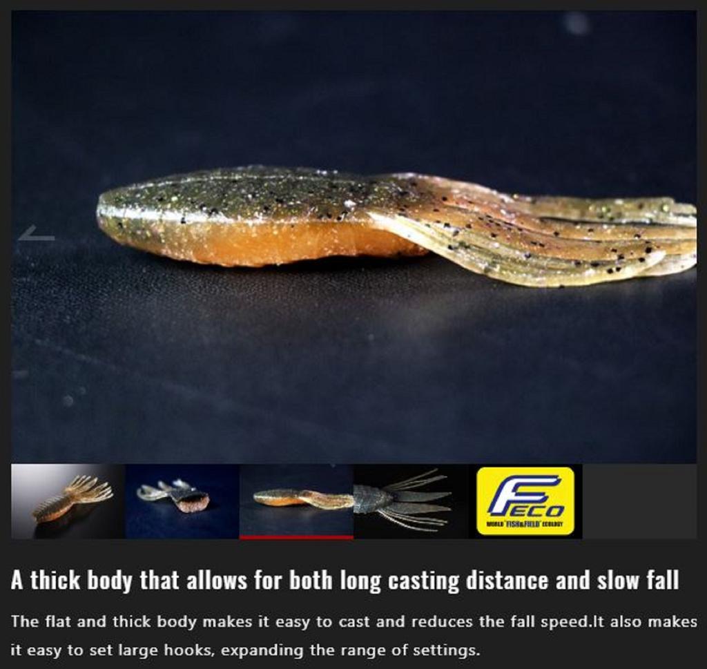 Jackall Soft Lure RV-Drift Craw 4 Inch Zarigani (2453)