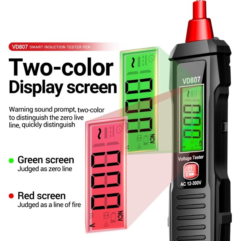 Electrical Screwdriver LCDBacklights Flashlight Sensitivity Adjustable Electrician Automatic Meter Voltage Tester Tools