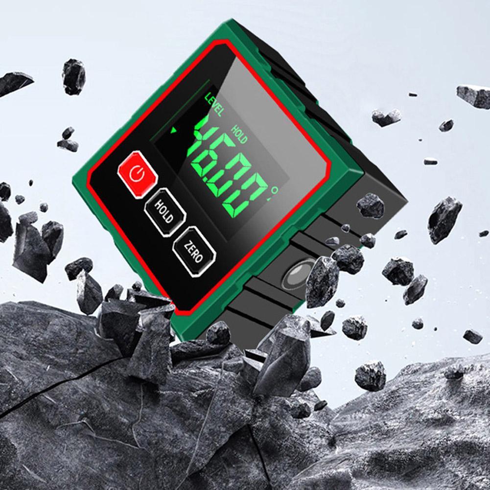 Magnetic Digital Angle Finder 360° LCD Electronic Protractor Inclinometer Magnetic Base Bevel Protractor Tilt Measuring Tool