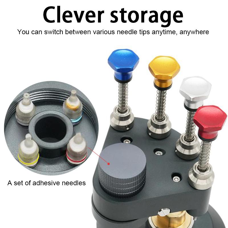 Watch Repair Tools Precision Four Needle Machine Needle Loader High Precision Needle Presser Watch Movement Needle Loader