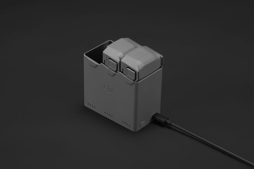 Drohnenladegerät - DJI - Mini 5 Pro Zweiwege-Ladezentrale - Mehrfach-Ladestation - DJI 65W Ladegerät + drei Flugakkus