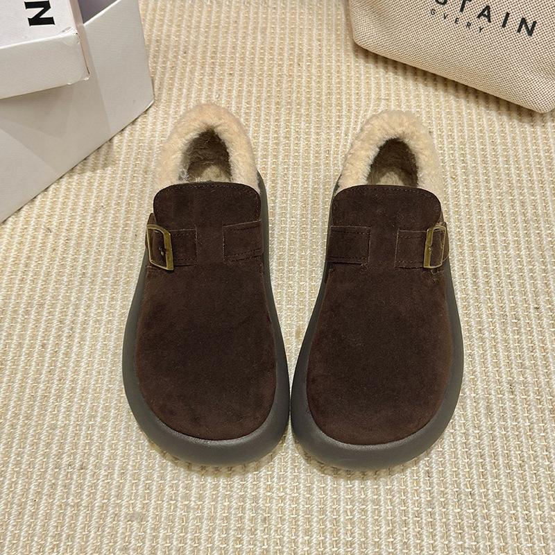 

Женская модная пушистая обувь с толстой подошвой, легкие зимние теплые сноубутсы с плюшевой подкладкой, нескользящие, износостойкие, повседневные, для активного отдыха, хлопковые ботинки 40 темно-коричневого