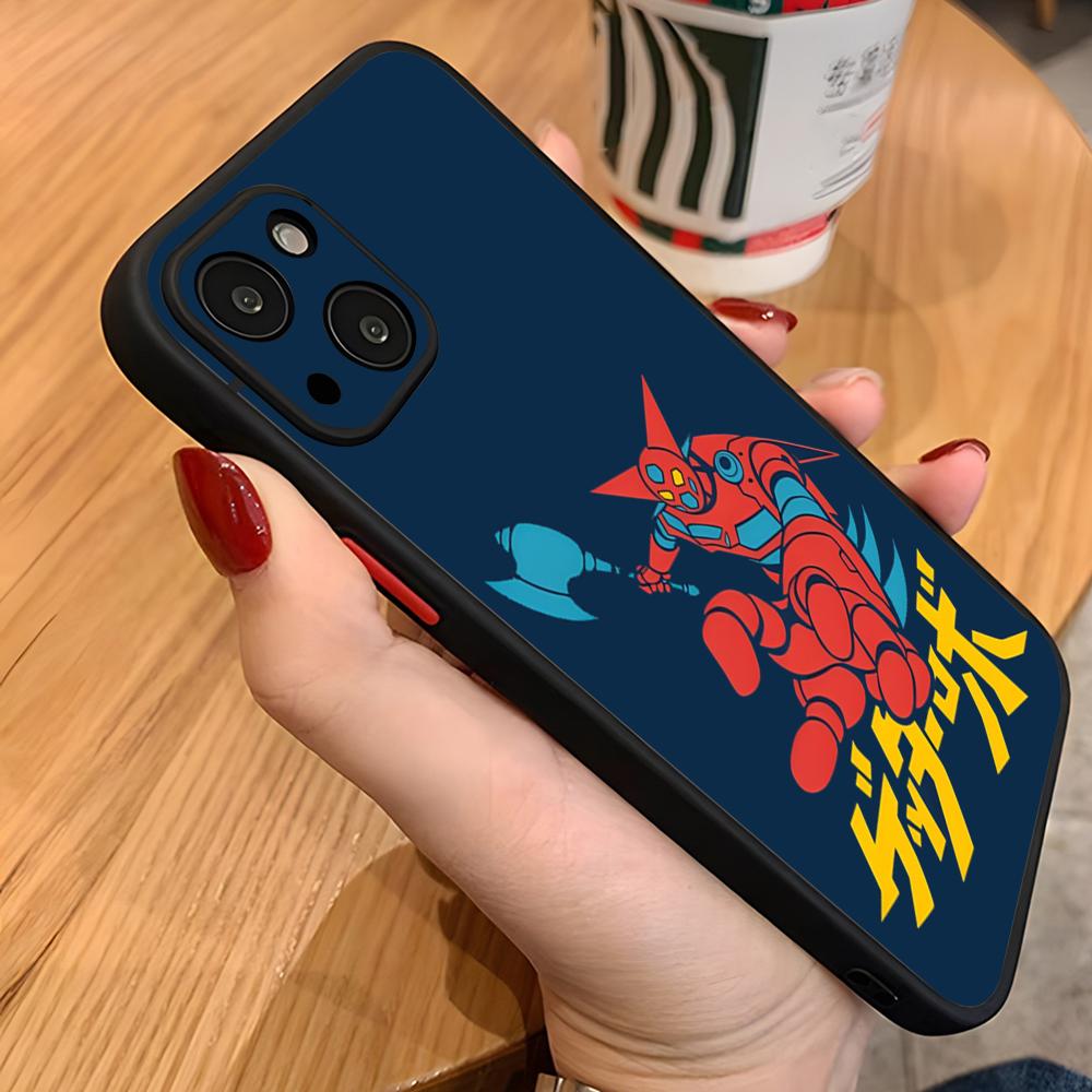Getter Robo Phone Case For IPhone 17 16 15 Pro Max 14 Pro 1613 11 12 Mini Xs Xr Plus Se Matte Back Cover