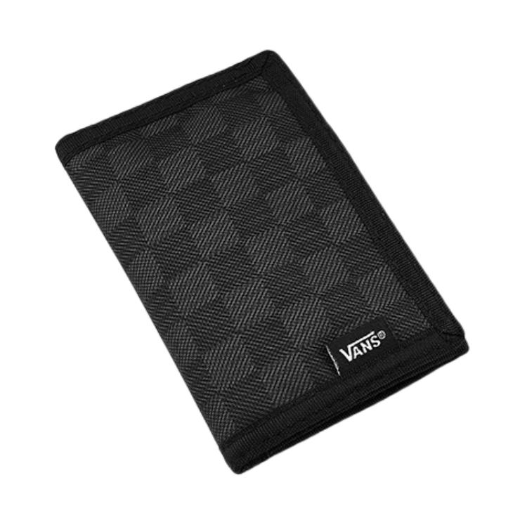 

Новый полиэстеровый кошелек Vans Мужской Черный Угольно-серый VN000C32BA5 8.4*1.3*12.2CM