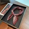 Cotton and Linen Artistic Scarves Small Square Scarves Autumn and Winter Warm Neck Protection Scarves