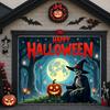 Ghost Decoration Full Moon Halloween Banner Pumpkin Decor Pumpkin Lantern Happy Halloween Sign For Party Prop Holiday Themed