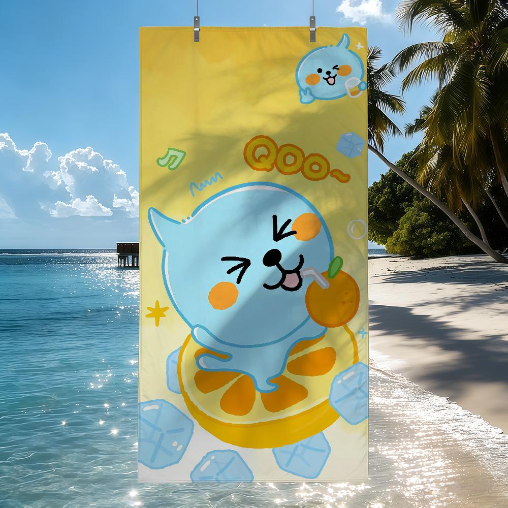 Cute Q-Qoos Towel Drying Bath Towel Applicable To Light Swimming Camping Yoga Beach Out