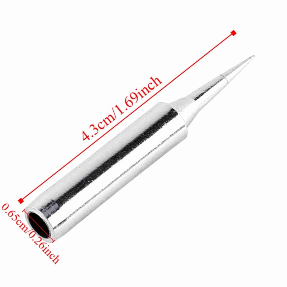 10PCS Precision 900M-T-I Soldering Iron Tips Copper Replaceable Soldering Tips Welding Head Tool Compatible with 936, 937