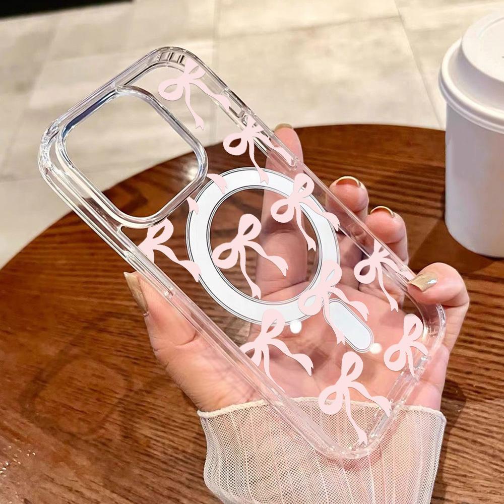 Magnetische Handyhülle für iPhone 12 14 16 17 Pro 17 16 15 14 13 12 Pro Max 12 13 14 15 16 Hochwertige Stoßfeste Hülle Vollständiger Schutz Niedlicher Stil