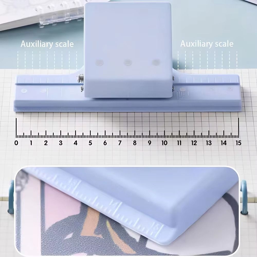 DIY Paper Hole Puncher 3 Holes Paper Binding Punch Hole Punching Machine  Book Binding