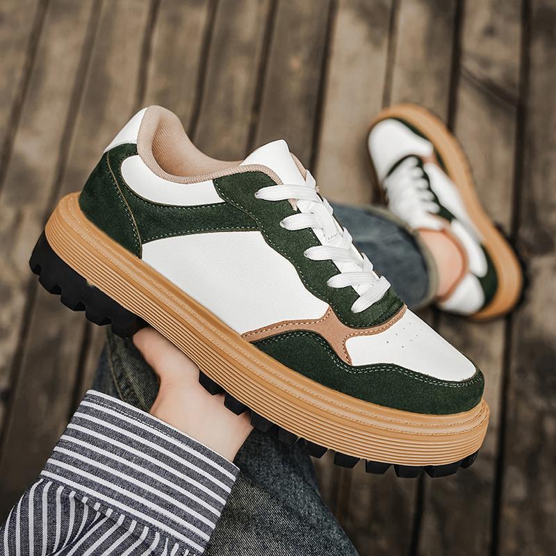 2026 Neue Lässige Sport-Trend Mode Niedrige Atmungsaktive Dicke Sohle Vielseitig und Bequem Herren Board Schuhe Nische