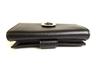 Authentic Salvatore Ferragamo Gancini Black Leather Bifold Wallet #9717  Refurbished