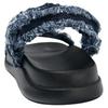 Zara Cotton Fashion Open-Toe Denim Platform Beach Sandals Women Sandals Dark-Blue 5510610017