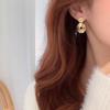 Personalized Pleated Contour Fashionable Retro Earrings