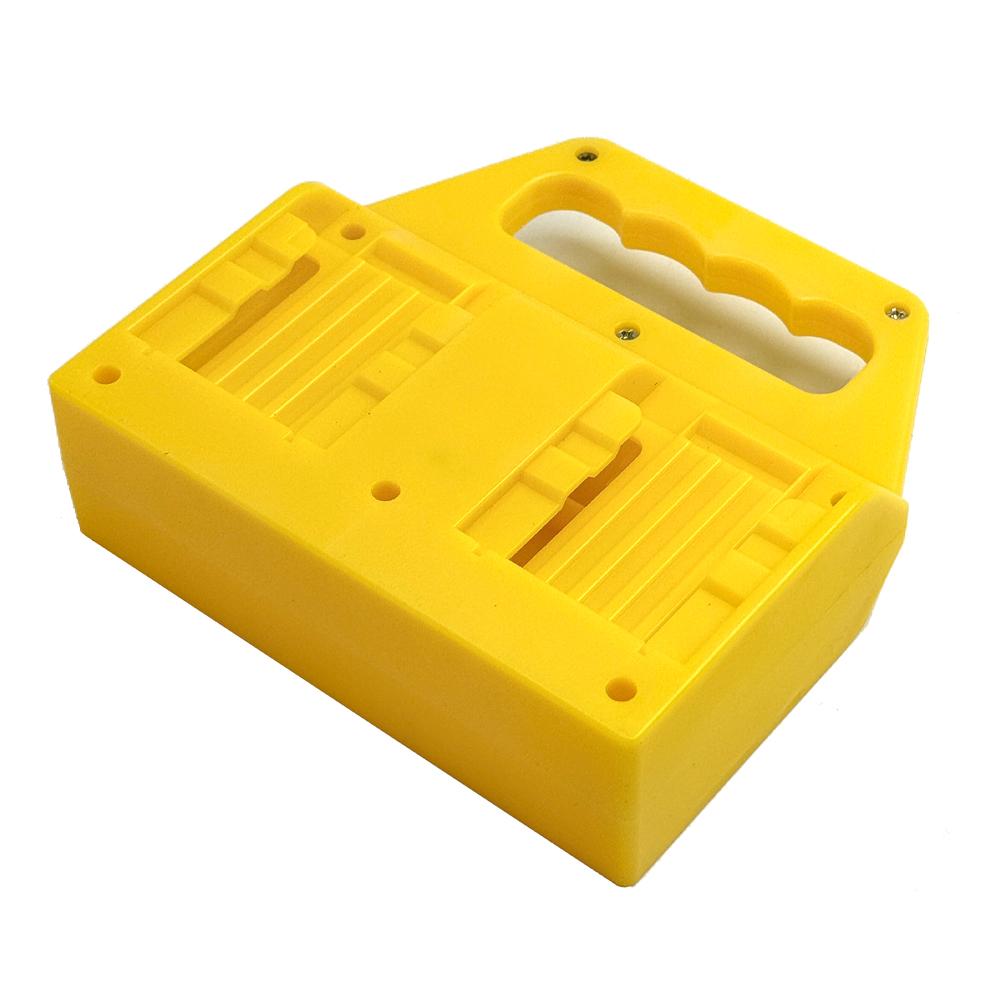 1-Slot Battery Holder Compatible with for Dewalt 11V/18V Batteries,Portable Battery Holder with Handle for Storage and Transport