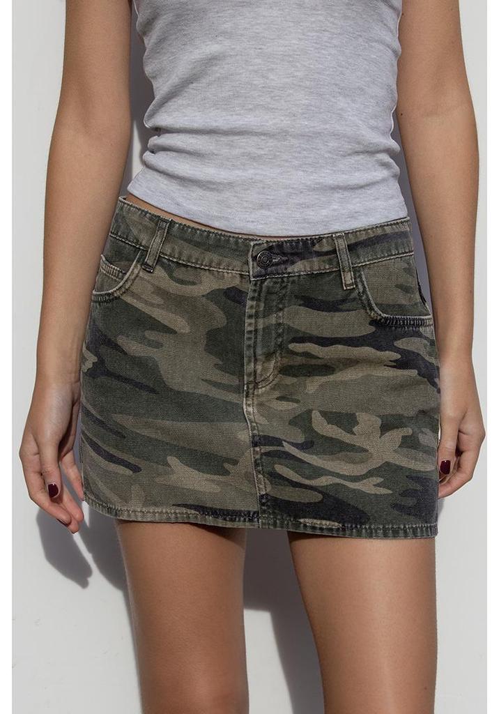 Slanke Casual Elastische Dames Denim Minirok - Gewassen Nieuwe Stijl 2026