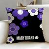 classic fashion designer Mary Quant Cushion Cover Soft  EasyWash Pillow Case  Versatile for Couch Bed Travel and Office