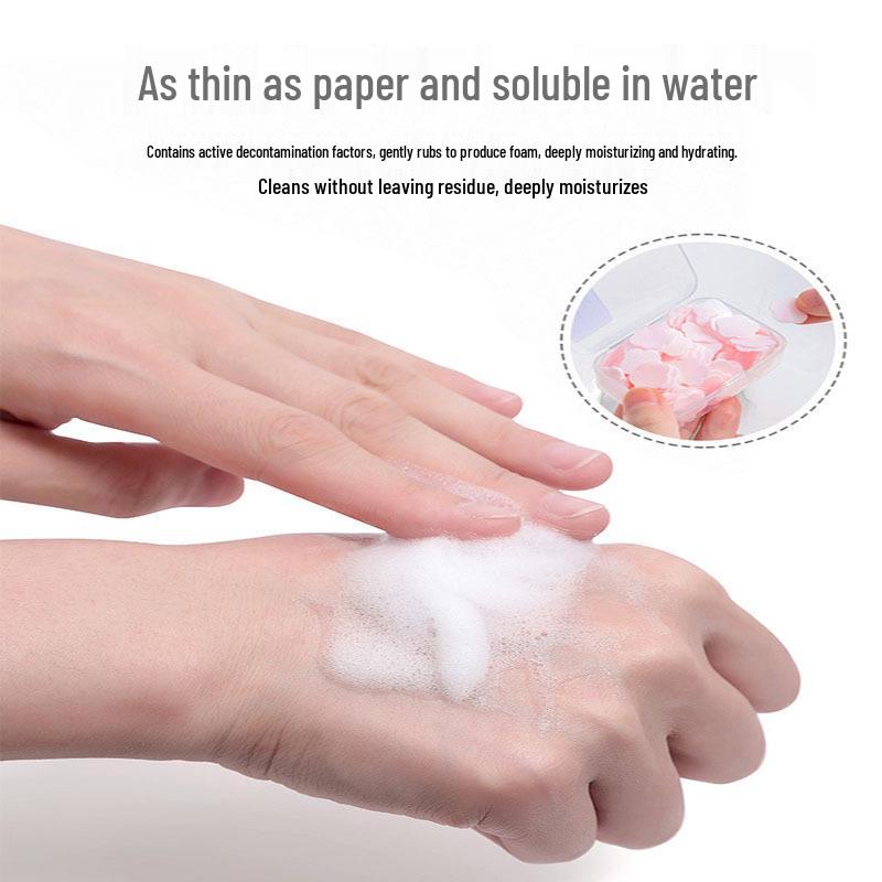 Portable Antibacterial Mini Soap Sheets for Students & Children