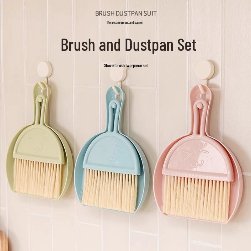 

Mini Desktop Broom Set: Compact Household Dustpan for Efficient Cleaning