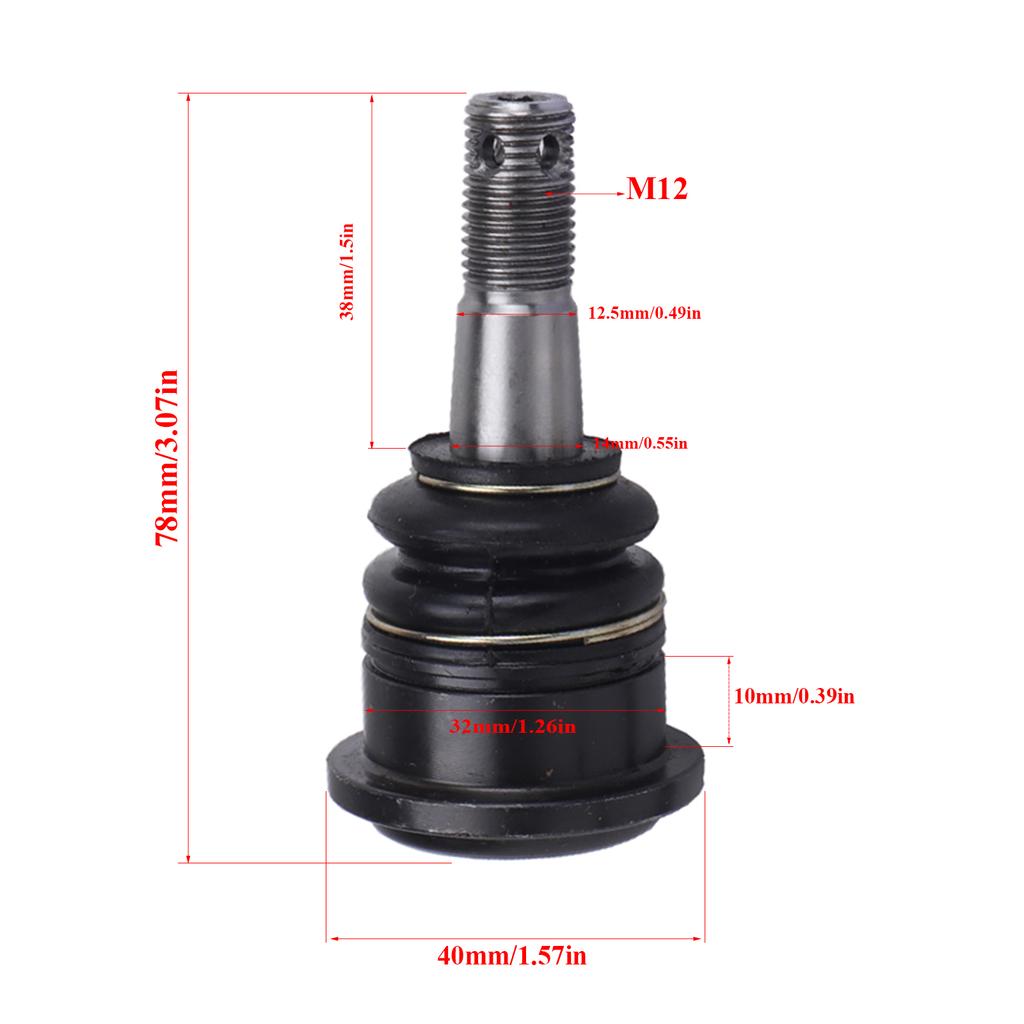 Specially Made M12 Ball Joint 32x10mm Kit Fit For 110cc 125cc 150cc 200cc 250CC ATV UTV Buggy Quad Bike Accessories