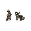 Fu Character Zinc Zinc Alloy Elephant Elephant Elephant Miniatures Tea Pet   Office