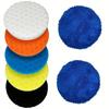 7PCS 5/6 Inch Polishing Pads - Self-adhesive Car Polishing, Waxing, Cleaning Sponge - Reusable Car Maintenance Tools