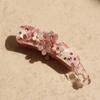 Enel Half-Bundle Flower Banana Pin Crystal Hairpin A261