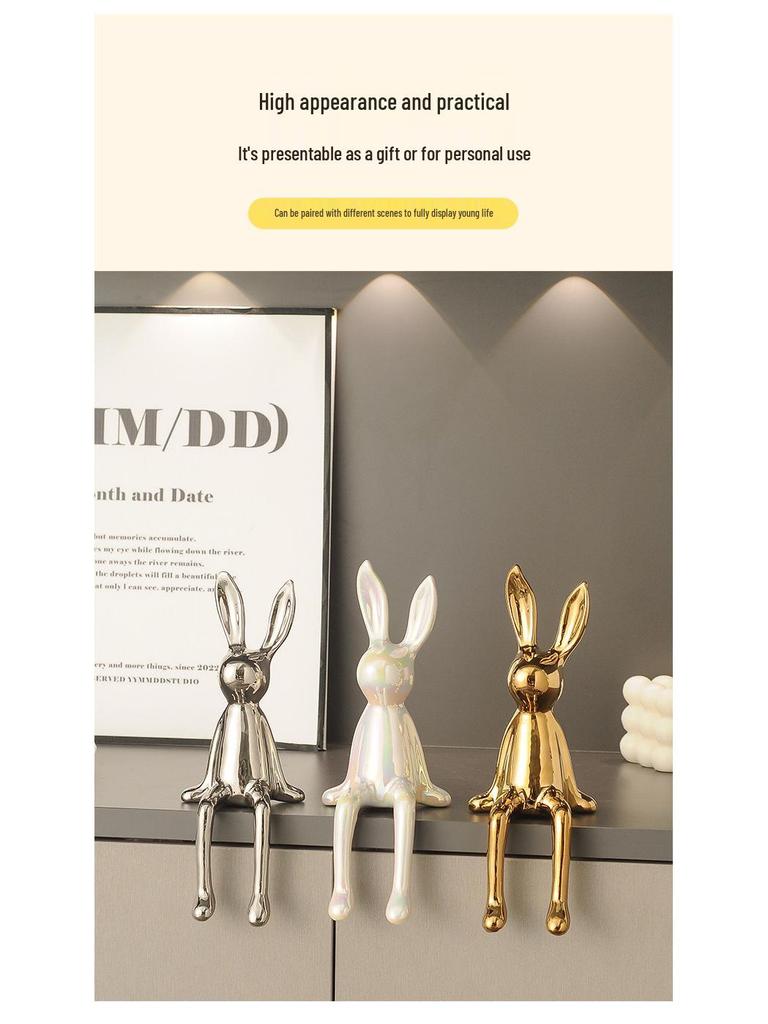 Charming Rabbit Decor for Home, Office, and Display Spaces
