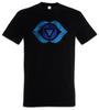 Chakra Ajnya Herren T-Shirt Ajna Stirn Buddha Stirnchakra Third Eye Zwei Blätter