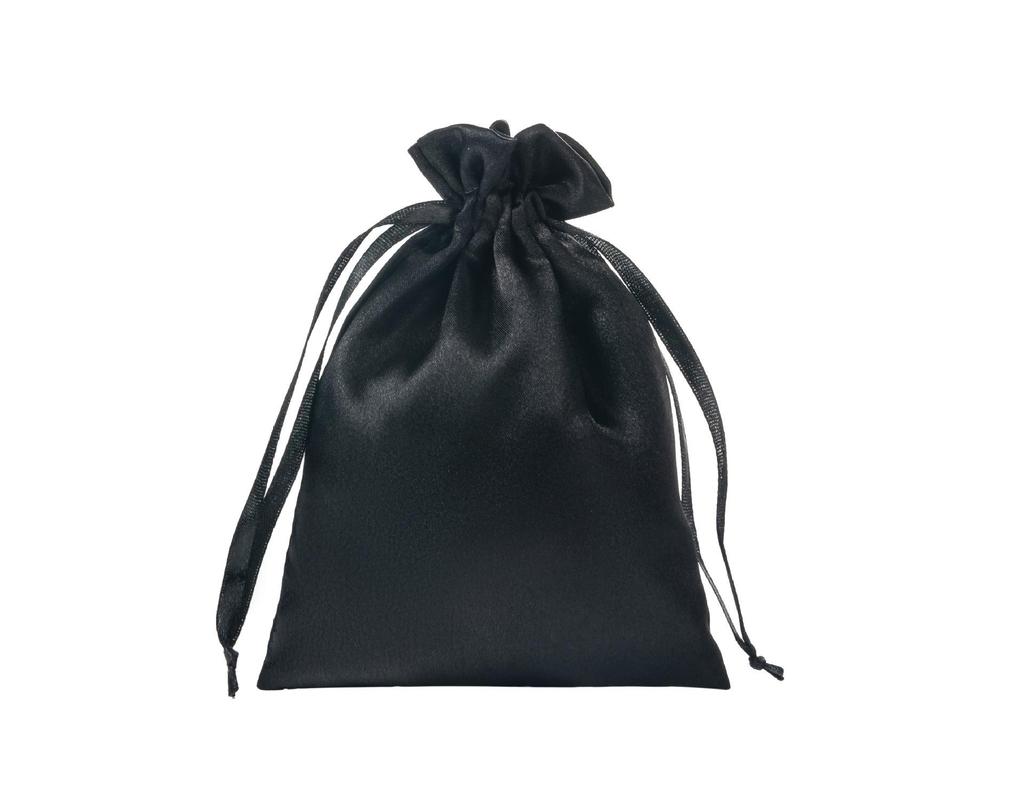 Satin Drawstring Gift Pouch - Imitation Silk Jewelry & Candy Bag