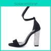 Timeless Design Women Heeled Sandals Featuring Rhinestone Straps And High Heels
