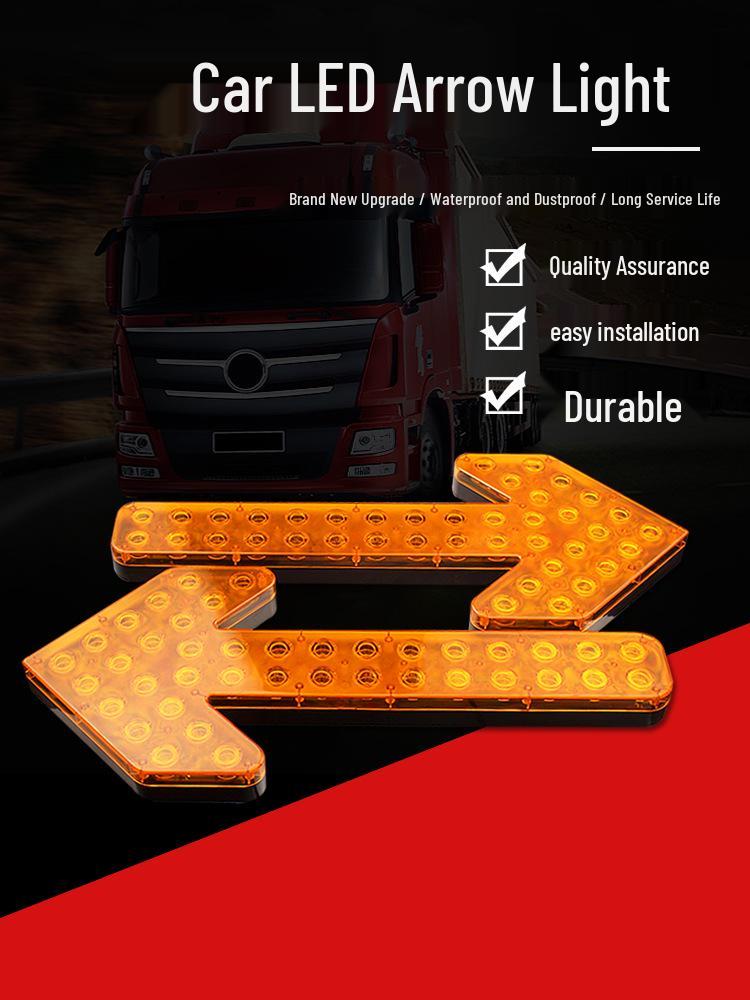 

Sanitation Truck Rear Flashing Arrow Light and Sweeping Indicator 35cm 12V Single Arrow