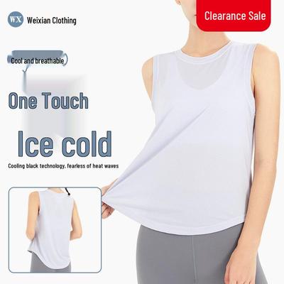 Damen Ärmelloses Yoga-Tanktop mit Schnelltrocknung