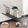 Brangdy Extendable Kitchen Pot and Pan Lid Organizer Rack