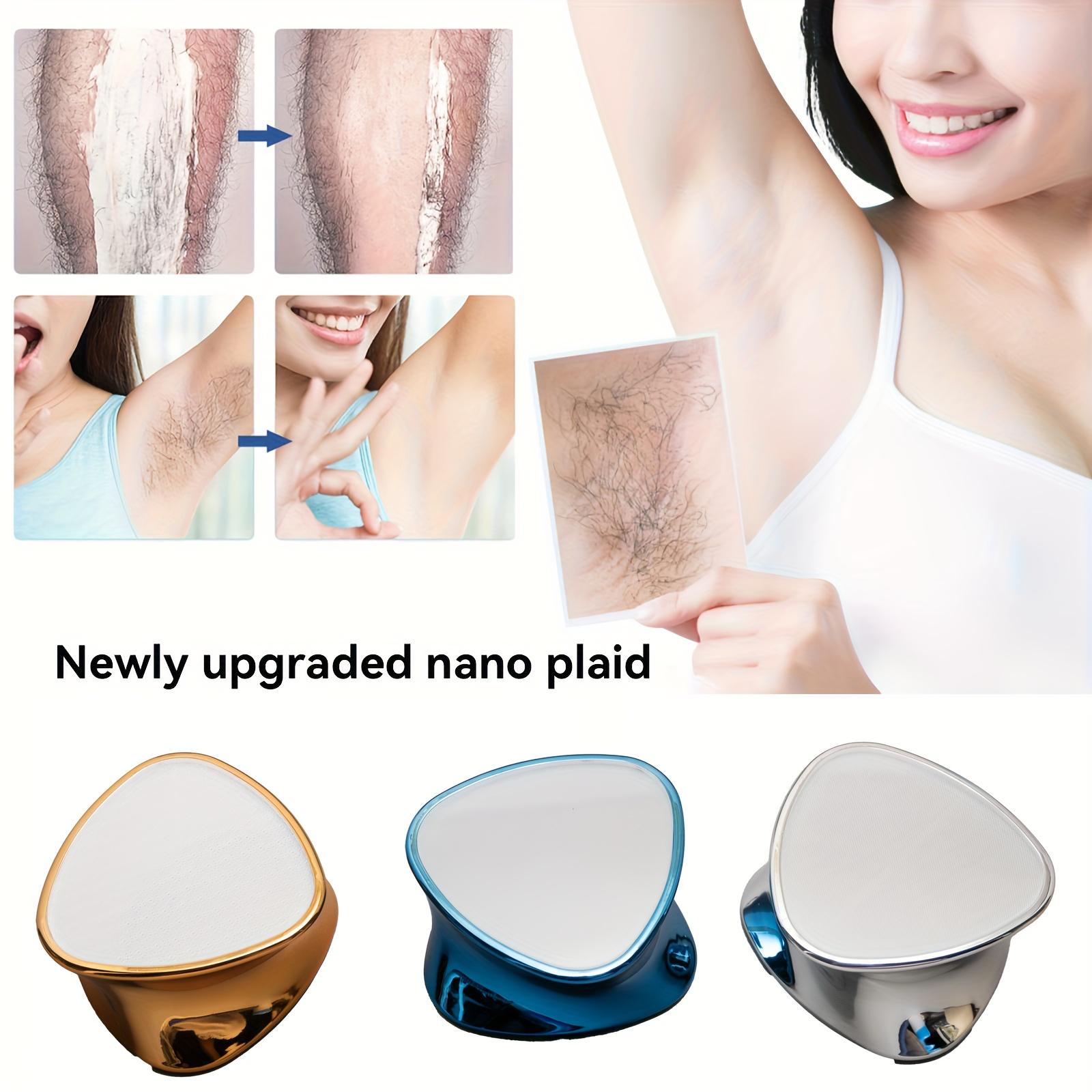 Multi-functional Double-sided Hair Remover Gentle Painless Skin Remover Nano Glass Sanding Skin Remover Double-sided Available чёрный