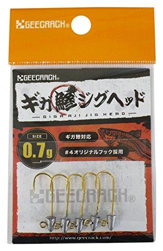 

GEECRACK Jig Head Giga Horse Mackerel Jig Head 0.7g.
