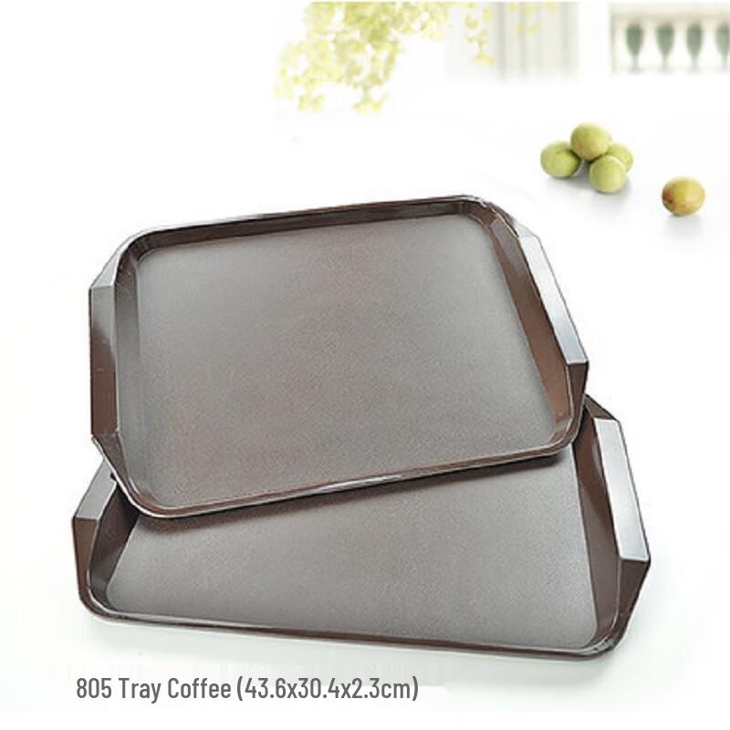 Jieyaje JYJ-805KF Rectangular Straw Fiber Serving Tray