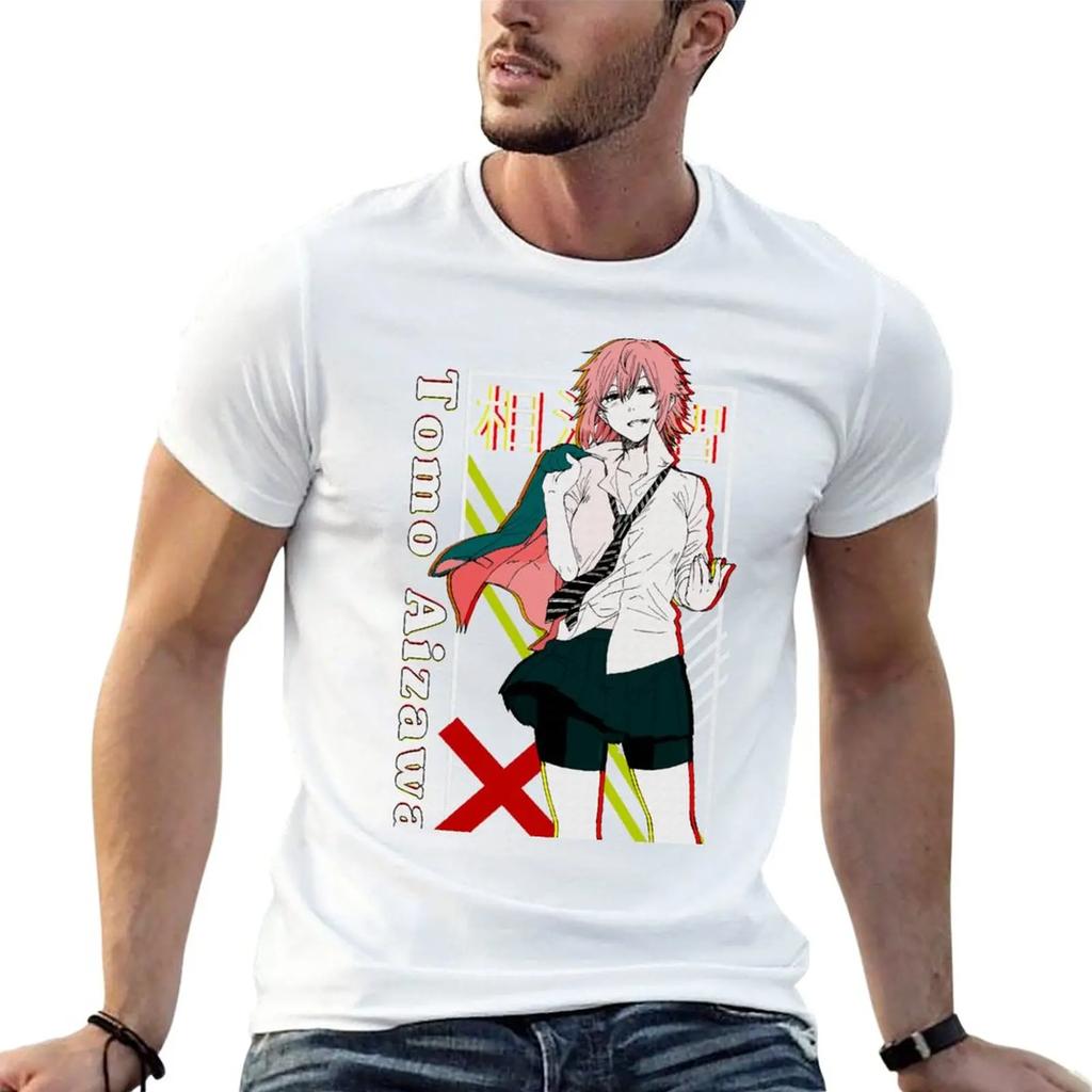 New Tomo chan Is a Girl Tomo Aizawa wa onnanoko T-Shirt black t shirt animal print shirt for boys mens t shirt graphic