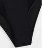 Women One Piece Swimsuit Strappy V Neck Monokini Bathing Suit with Mesh Panel Adjustable Spaghetti Straps Swimwear