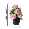 DIY Artificial Flowers Multi-color Home Decor Simulation Silk Peony Ornaments Fake Flowers Bouquet Hotel Decoration