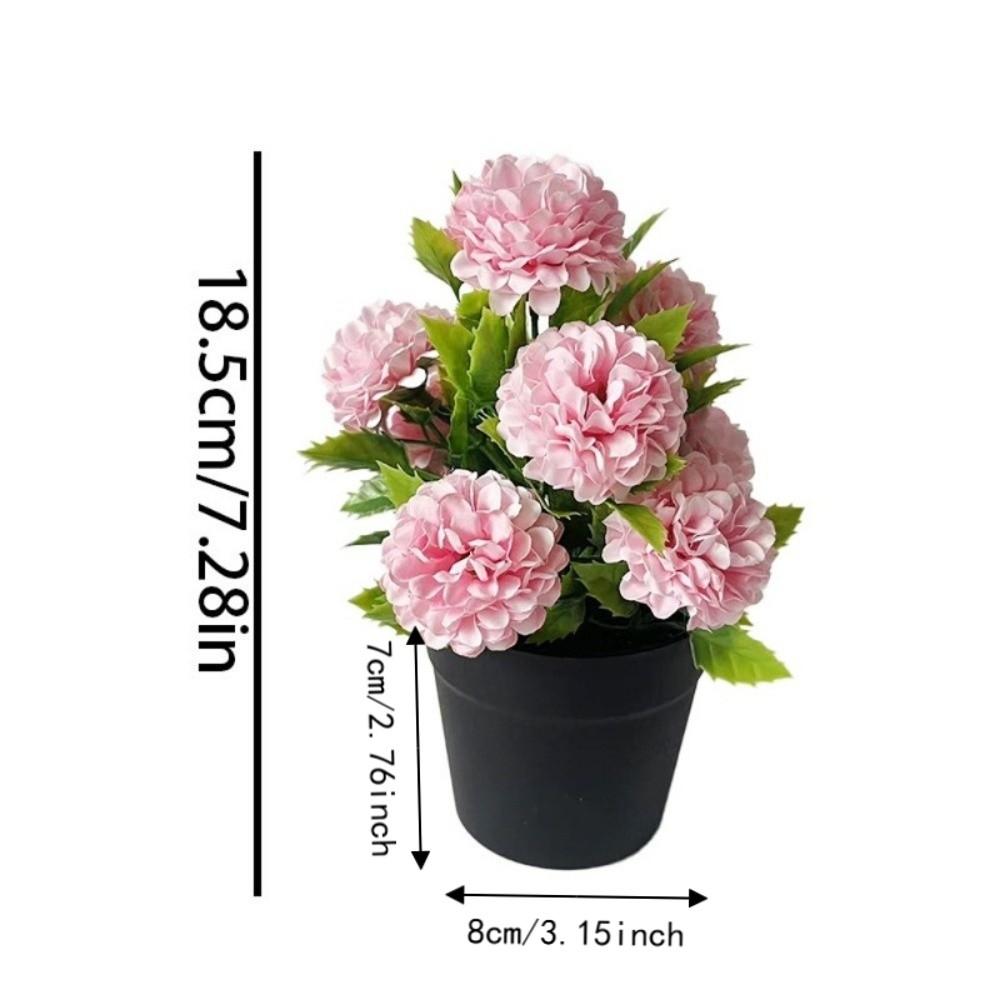 DIY Artificial Flowers Multi-color Home Decor Simulation Silk Peony Ornaments Fake Flowers Bouquet Hotel Decoration