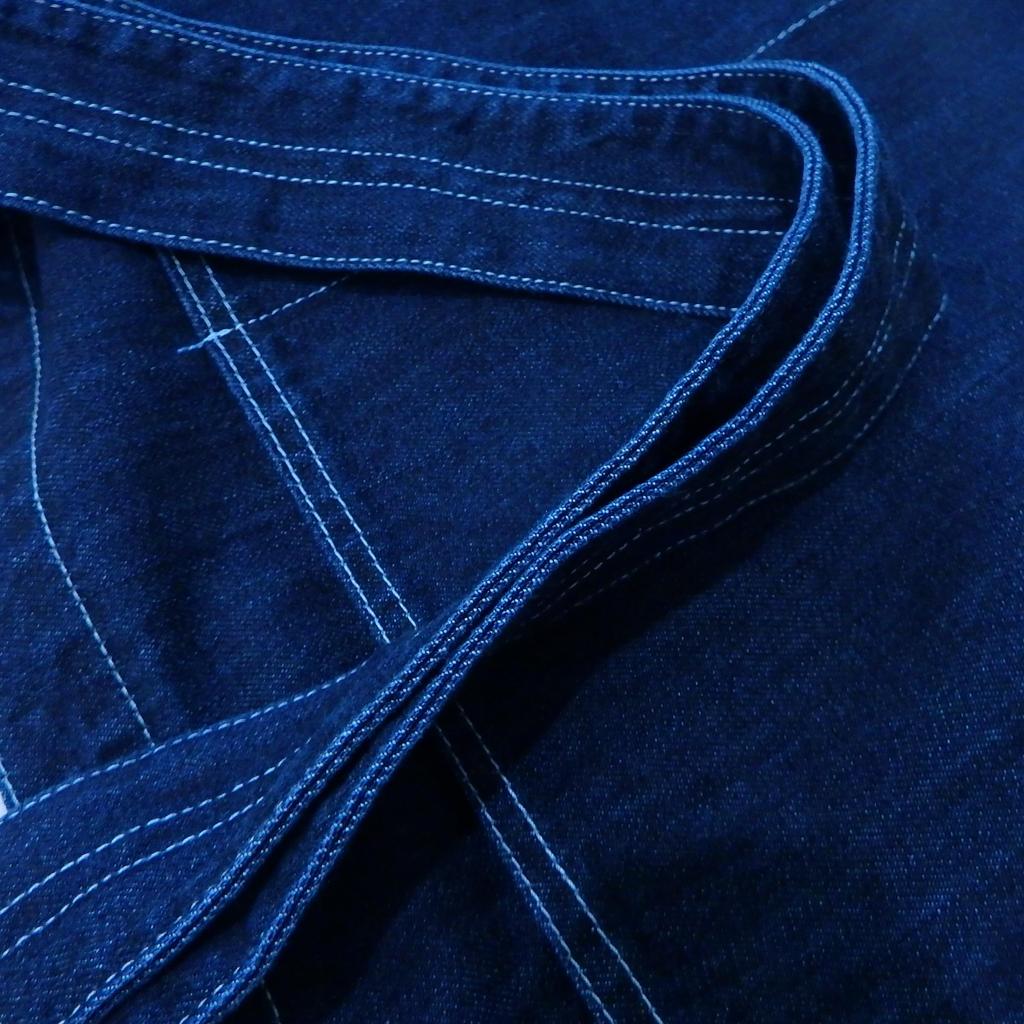 Denim Tote PC Lots of Canvas [Eclairage] Bag, Jeans, Casual, Shopping, Commuting, School, Bag, Unisex, Plain, Pockets, (Indigo Blue)